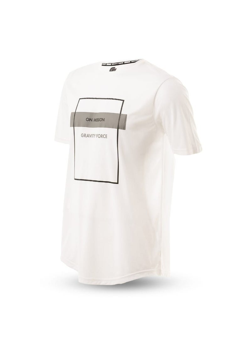 گریوِٹی فورس تيشيرت جرافيتي فورس رجالي واسع بقصة أوفر سايز مع أكتاف منسدلة | قطن عضوي 100% قابل للتهوية | أكمام قصيرة وياقة دائرية | مناسب للكاجوال، الأنشطة الخارجية والارتداء اليومي - Image 2